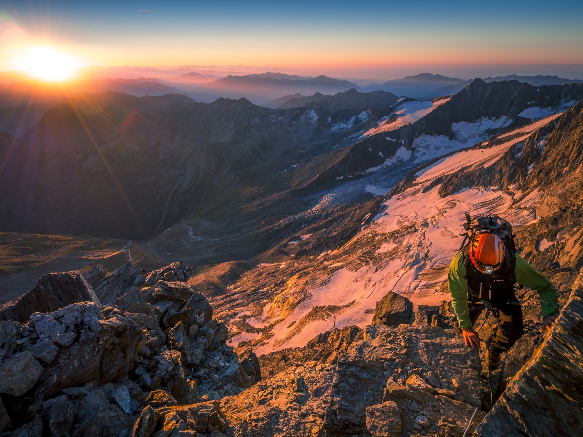 Bergsteiger im Wallis | © DAV / Silvan Metz