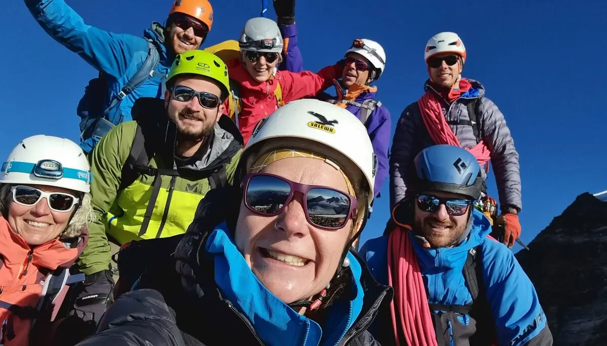 Bergsteiger am Gipfel | © DAV Neu-Ulm
