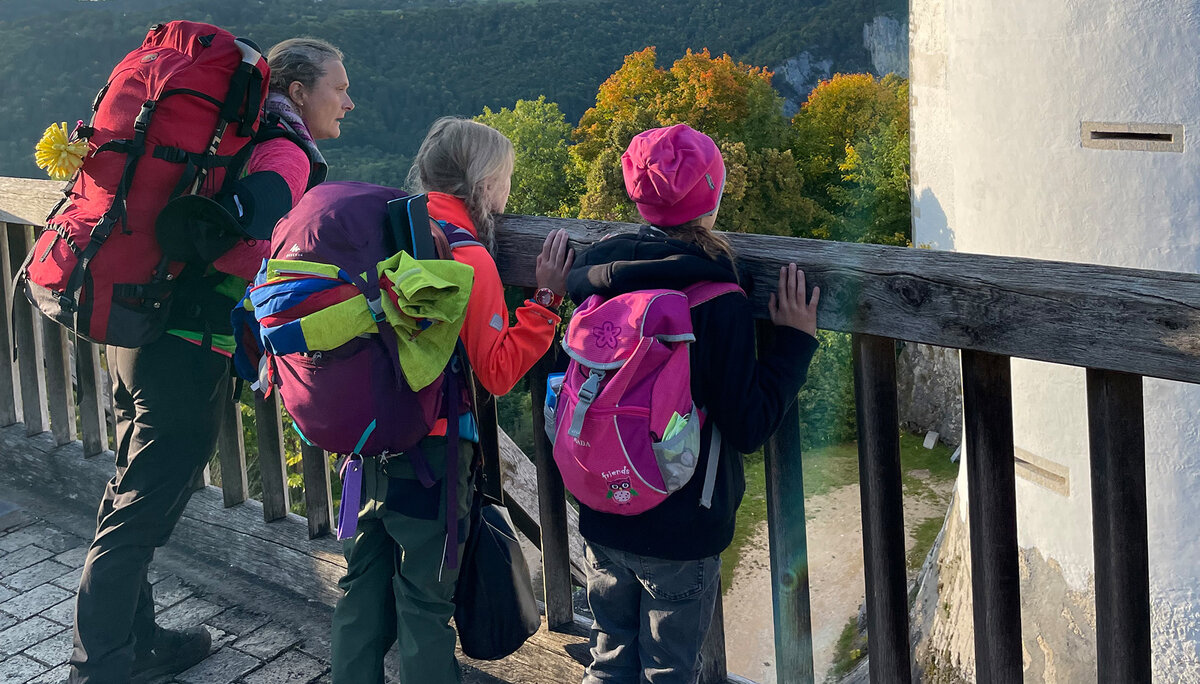 Familie beim Wandern | © DAV Neu-Ulm