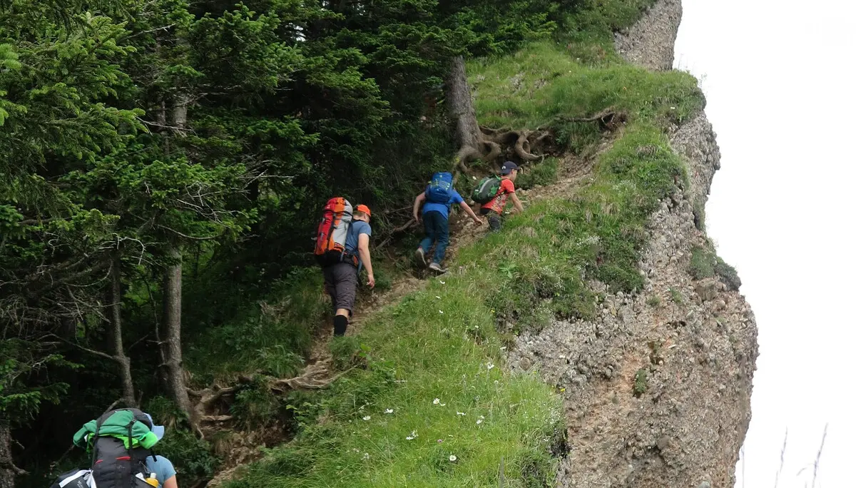 Familie beim Wandern | © DAV Neu-Ulm