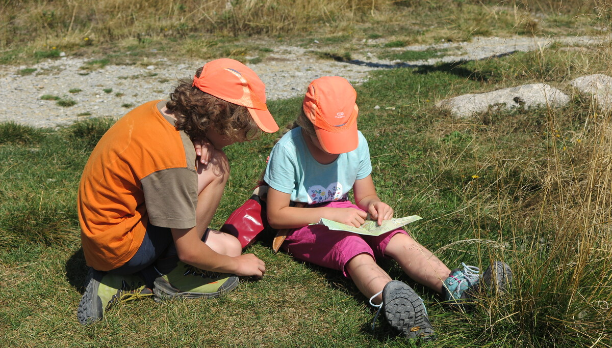 Kinder machen Pause | © DAV Neu-Ulm