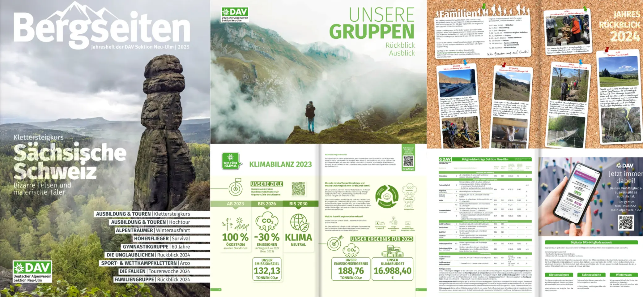 Bergseiten 2025 | © DAV Neu-Ulm