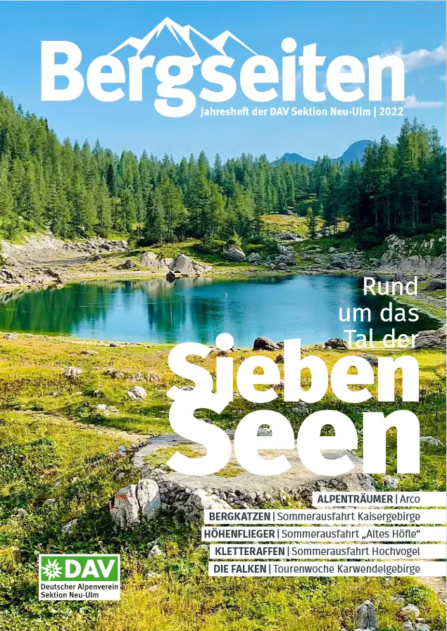 Bergseiten 2022 | © DAV Neu-Ulm