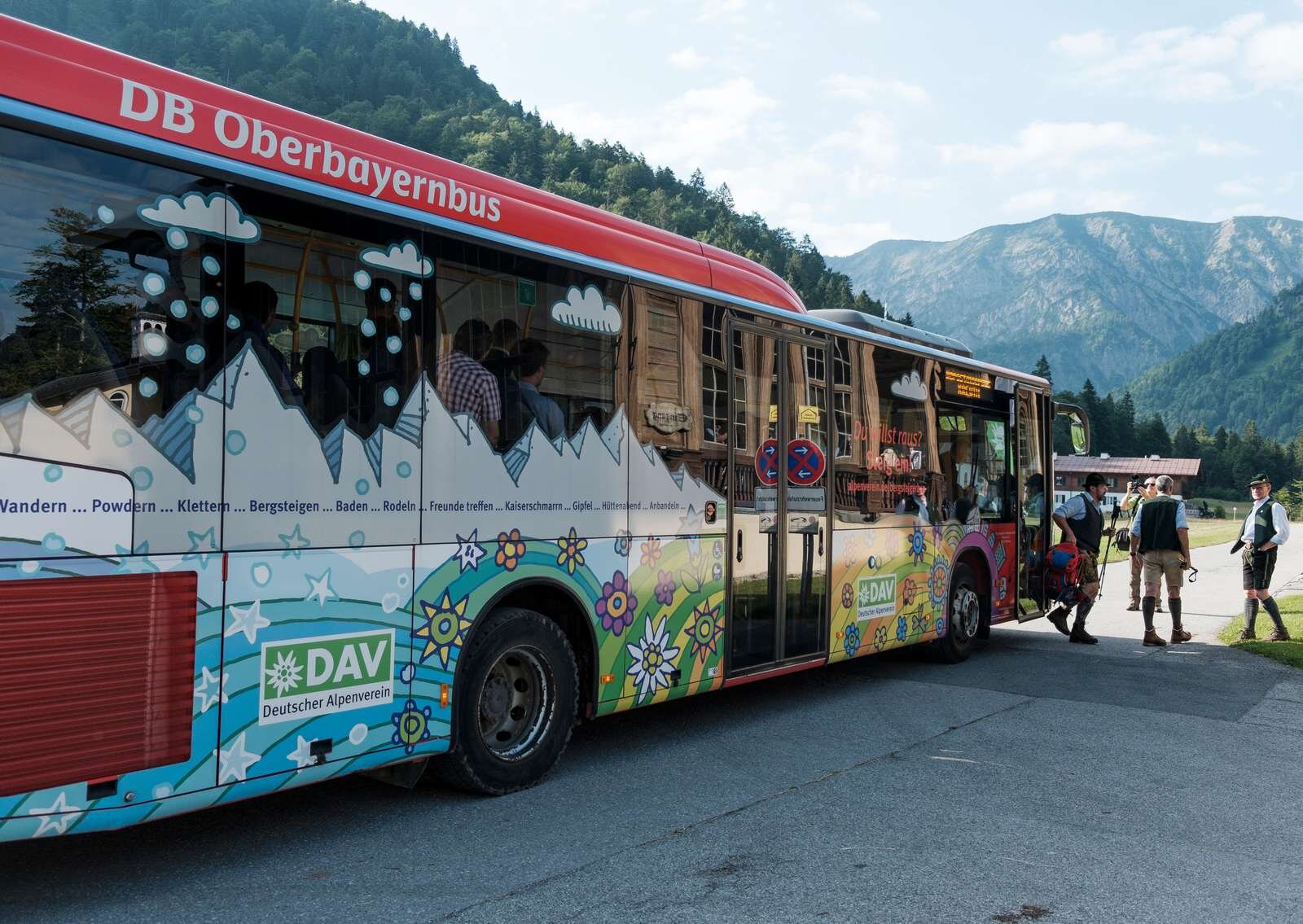 Bergsteigerbus | © DAV/Hans Herbig Bergsteigerbus | © DAV/Hans Herbig