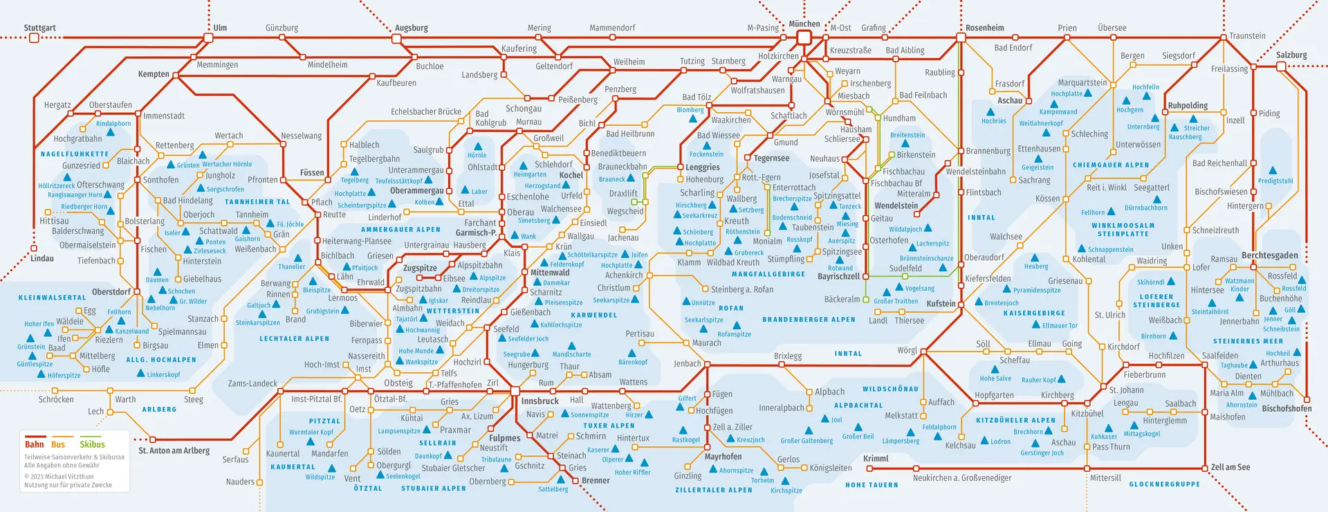 Mit öffis in die Berge Winter | © DAV