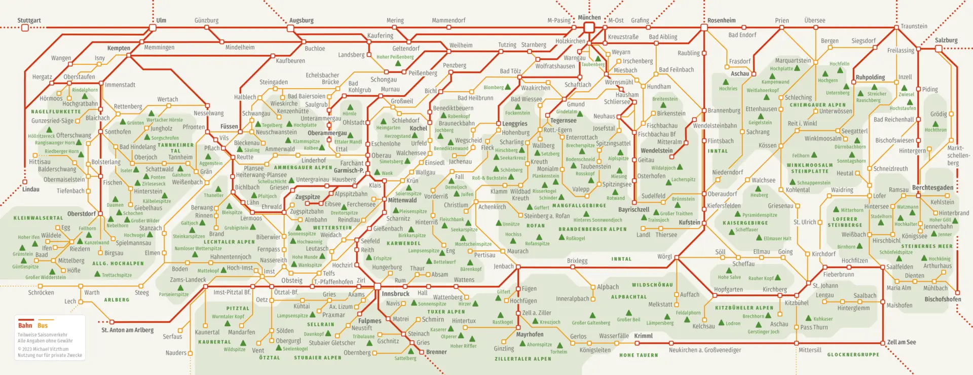 Mit öffis in die Berge Sommer | © DAV