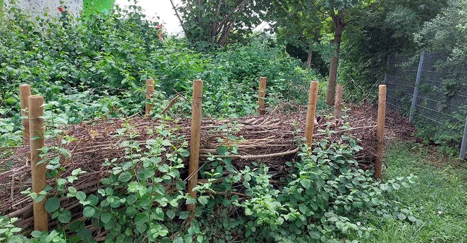 Totholzhecke | © DAV Neu-Ulm