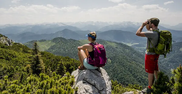 Wanderer mit Rucksäcken | © DAV/Hans Herbig