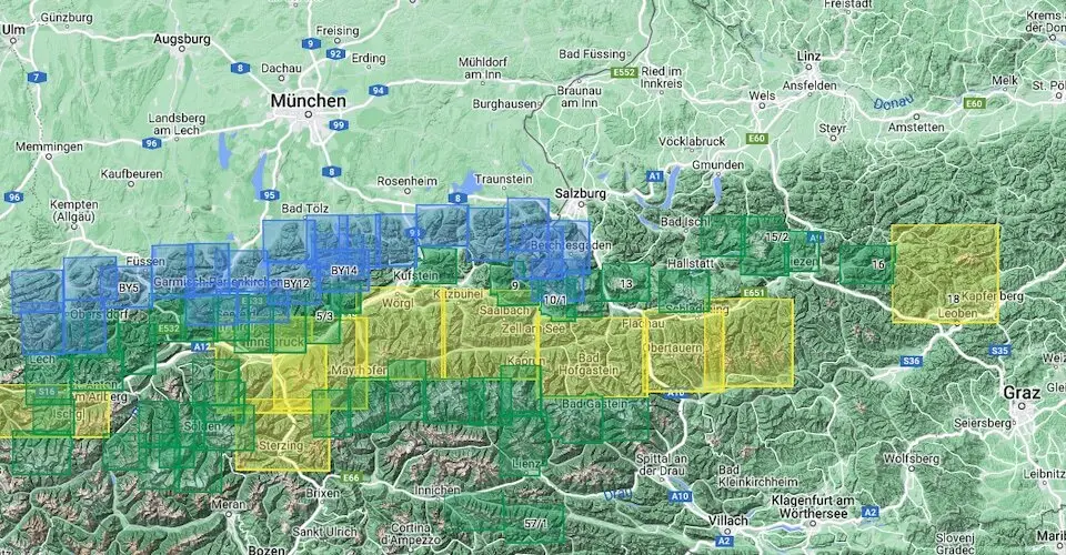 Visualisierung in Google Maps | © Google Maps