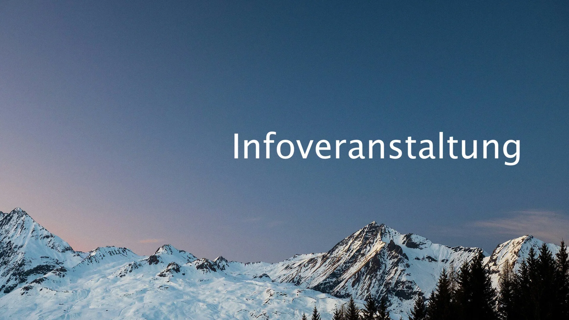 Infoveranstaltung | © DAV Neu-Ulm