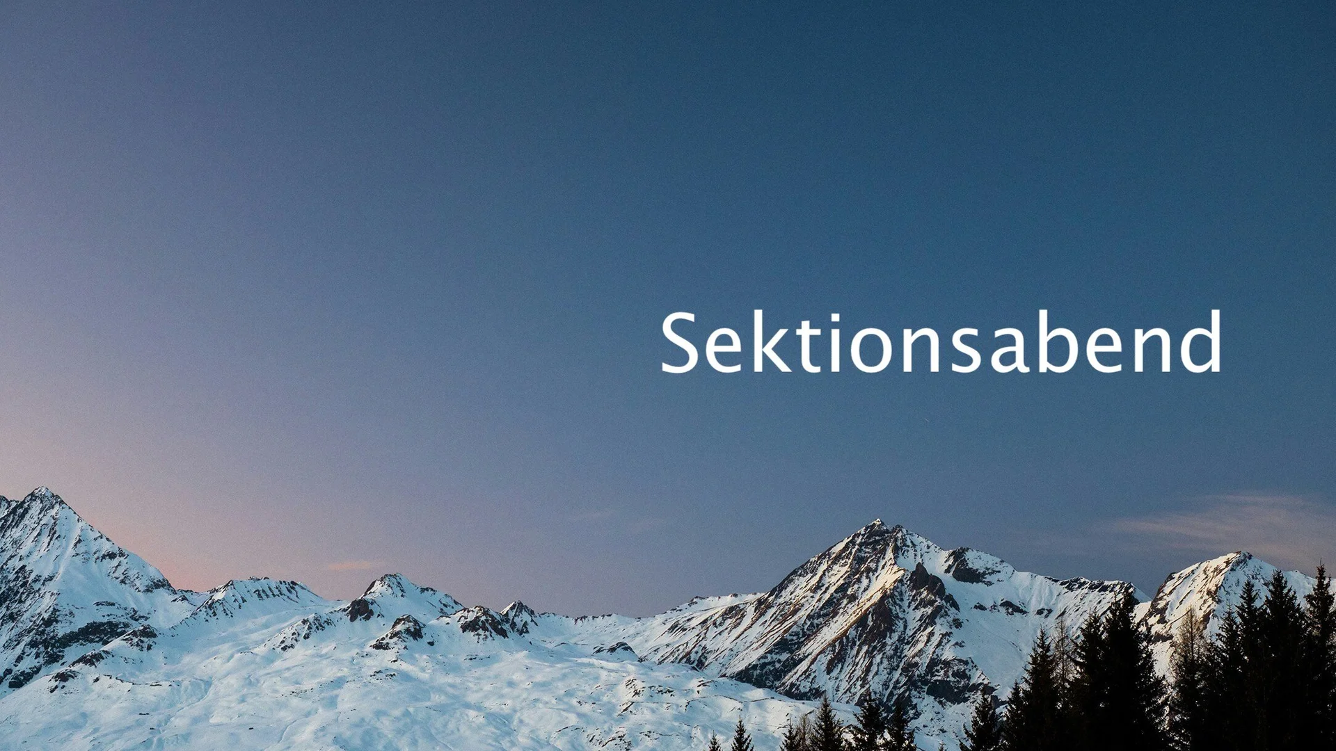 Sektionsabend | © DAV Neu-Ulm