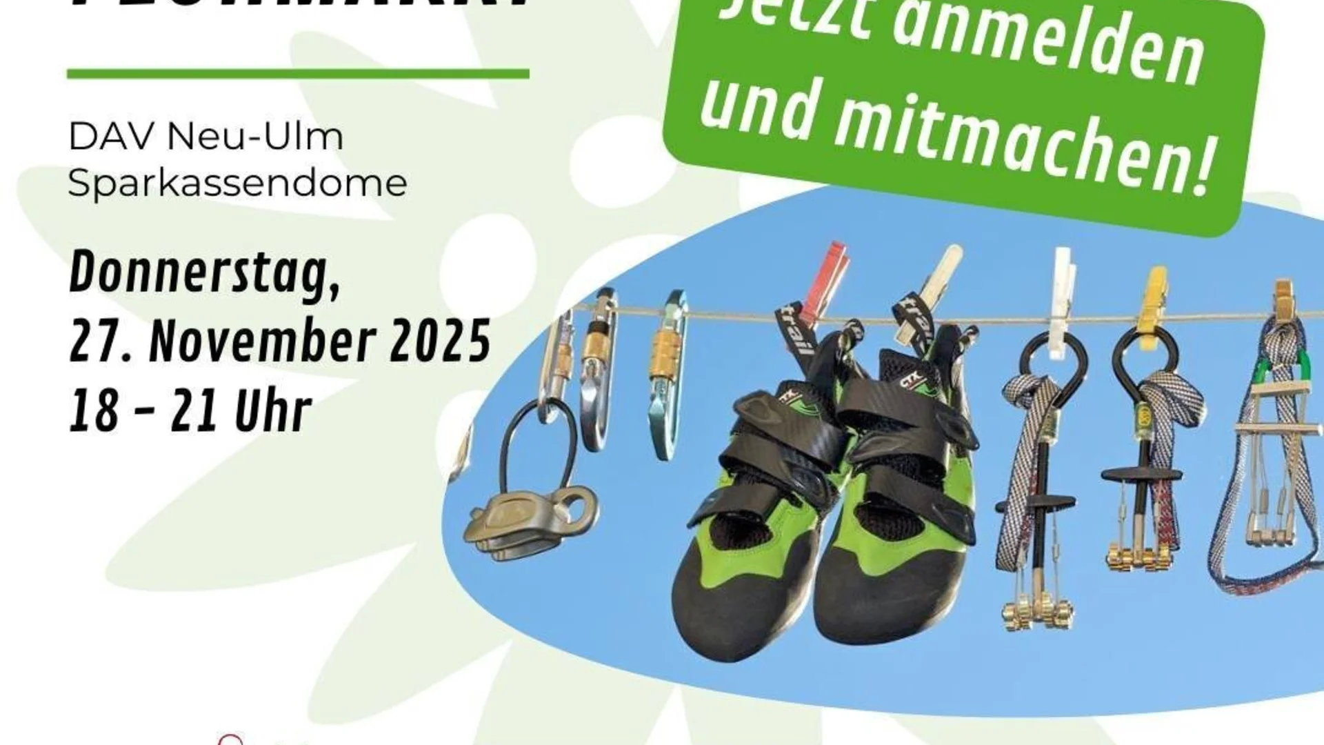 Alpin Flohmarkt | © DAV Neu-Ulm